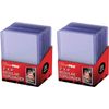 Ultra Pro Clear Regular Toploader 3" x 4" 25-Count per Pack (2-Packs)