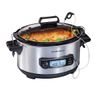 Hamilton Beach Programmable 6 Quart Slow Cooker, Temp Probe, Silver NEW 33867
