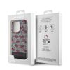CG MOBILE Hello Kitty Back Case for iPhone - Bow Pattern - Stripes - Black (iPhone 15 Pro Max)