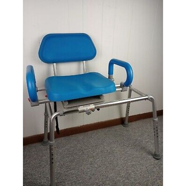 Platinum Health Carousel Sliding Shower Chair Tub Transfer Bench