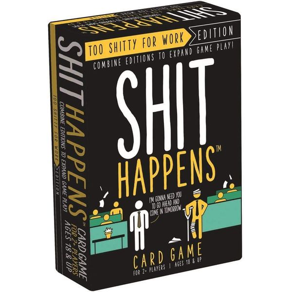Games Adults Play - Shit Happens: Too Shitty for Work Edition, Black