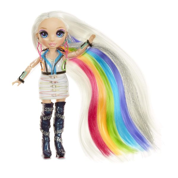 Rainbow High Hair Studio – Create Rainbow Hair with Exclusive Doll, Extra - Long Washable Hair Color & Complete Clothes and Accessories- Fun Playset for Kids Ages 4+