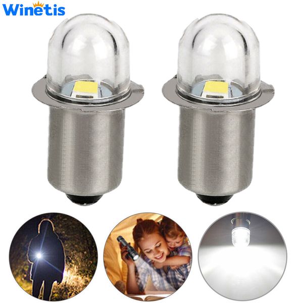 (2) 18 Volt LED Bulbs Replacement Xenon Bulb for Porter Cable PC18FL Flashlight