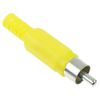 Yellow Insulated RCA Phono Plug Pack of 10