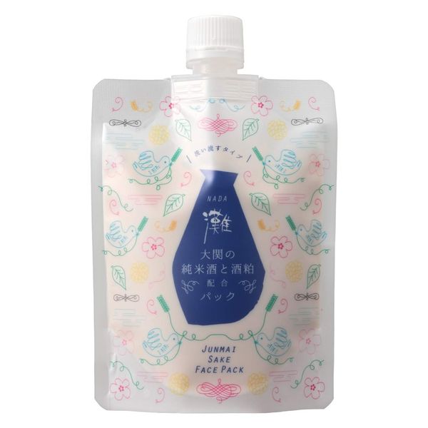 [Sake Cosmetics] Nada Junmai Sake and Sake Lees Pack from Kuramoto