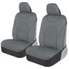 Solid Gray Waterproof Car Seat Covers for Auto Truck Van SUV Front Universal