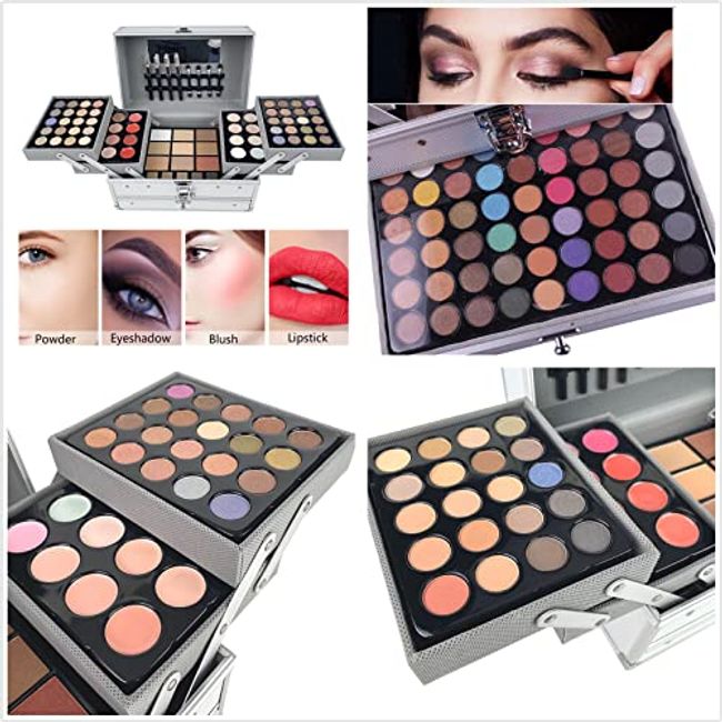 132 Color All in One Makeup Kit,Professional Makeup Case for Women Full  Kit,Makeup Palette,Multicolor Eyeshadow Set,Include