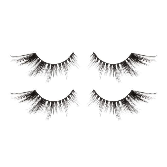 i-ENVY 2 Pairs False Eyelashes Feline Vibe Cat and Fox Eye Lifting Look, Dramatic Lashes (02)