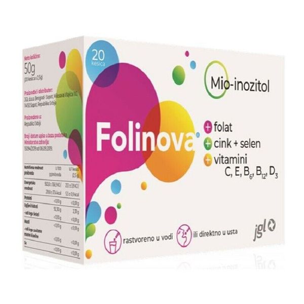 Folinova sachets A20 ( Intended for women planning pregnancy and pregnant women)