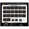 Refill Templates 20PCS Festival Theme for Magic LED Panel Light Up Board Accessories 4+