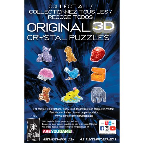 BePuzzled, Rubber Duck Original 3D Crystal Puzzle, Collect Them All, for Puzzlers Ages 12 and Up