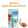 Orajel Elmo Fluoride-Free Tooth & Gum Cleanser with Toothbrush, Combo Pack, Banana Apple Flavored Non-Fluoride, 2 Piece Set