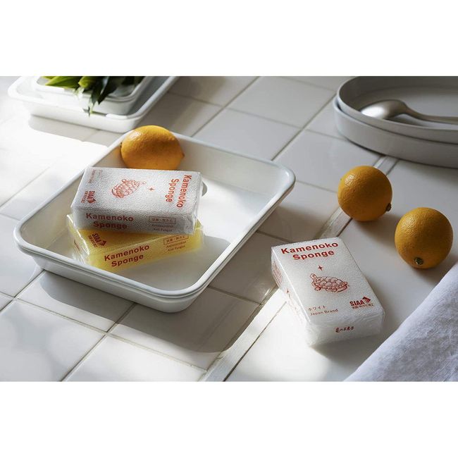 Kamenoko Kitchen Sponge Gray (Pack of 3) by Japanese Taste