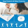 GRT Full Mattress Protector Waterproof, 100% Waterproof Quilted Fitted Mattre...