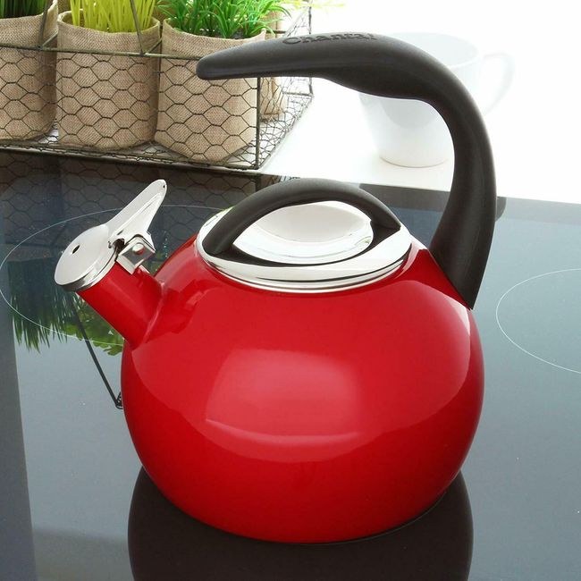 Chantal Ceylon Enamel-on-steel Whistling Tea Kettle (1.6-quart