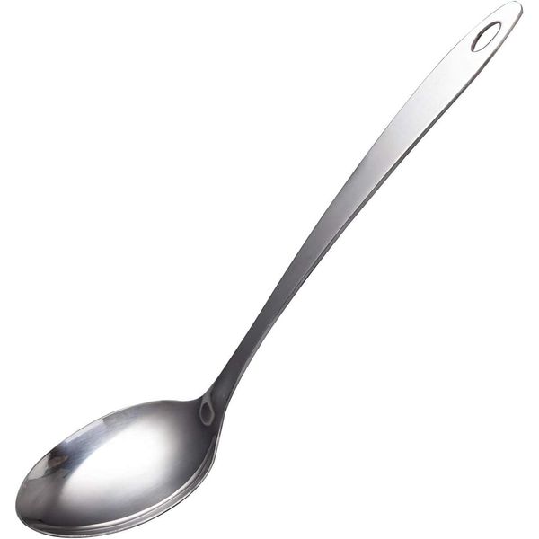 Large Cooking Spoon Stainless Steel Basting Spoon for Cooking Serving Spoon, ...