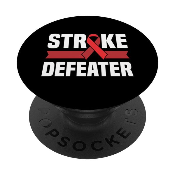 Stroke Defeater Stroke Awareness PopSockets Swappable PopGrip