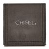 Chisel Stainless Steel Brushed and Polished Black IP CZ Ring SR572