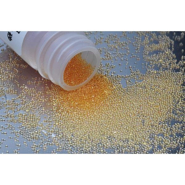 T13 [Accessories Material] Glass Round Sand (微粒) Orange, G