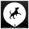 Dog v2 Coffee Stencil Duster. Cappuccino template