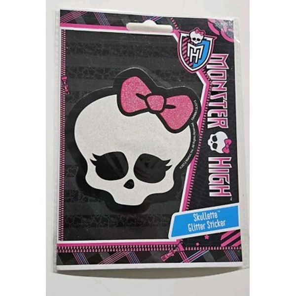 Monster High Skullette Glitter Sticker 4" Mattel