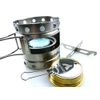 Gaobabu GSET-24 Caribo Titanium Mug + Solid Fuel Tool Set