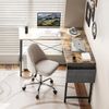 L-Shaped Gaming Desk Corner Computer Desk PC Laptop Study Table Workstation