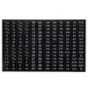 PATIKIL Tool Box Labels, 8 Sheets Toolbox Decals Wrench Socket Size Stickers for Socket Sets Tools Labeling Organization, Black (180 Stickers/Sheet)