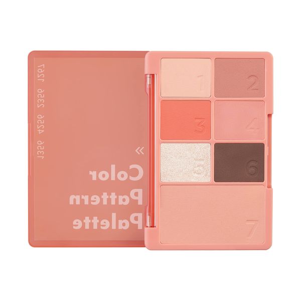 [ I&#39;mmeme ] Korean Cosmetics Eye Shadow Lame Shadow Eye Shadow Palette Color Pattern Palette (Coral Pattern)