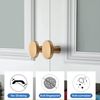 Haliwu 10 Pack Champagne Bronze Cabinet Knobs Brushed Brass Knobs Round Knobs for Dresser Drawer Kitchen Cabinet Hardware