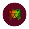 Reggae, Cool Koala, Dreadlocks, Rasta, Dreads, Rastafari PopSockets with Interchangeable PopGrip