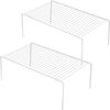 Kitchen Cabinet Organizer Shelf 2 Set Large Wire Freezer Storage Rack Rustproof