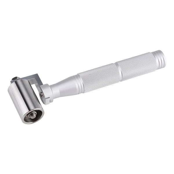 Greensen 40mm Wallpaper Roller, Stainless Steel Wallpaper Edge Seam Roller, Flat Pressure Roller, Wallpaper Apply DIY Hand Roller Plate Tool