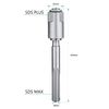 Monkey King Bar SDS Chuck Adapter, Max to Plus Drill Chuck Adapter, Extends Functionality of Drill Hammer, Simple Installation and High Durability