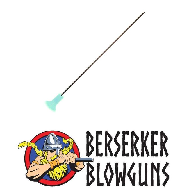 Berserker Blowguns .40 Cal Glow in The Dark Target Blowgun Darts from