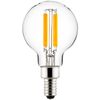 LED G16.5 Filament Globe Light Bulb 5W (60W=) E12 Base 30K Warm White - 6 Pack