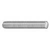 Fully Threaded Stud, 1/4"-20, 2 in, Stainless Steel, 18-8, Plain Finish, 10 PK