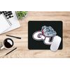 Mouse Pad, Fabric, Gonzaga University Standard/Classic Black