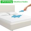 80" Mattress Protector Hypoallergenic Breathable Waterproof Bed Cover King Size