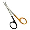 2 IRIS SCISSORS 4.5"CURVED HIGH GRADE SUPERCUT DENTAL SURGICAL INSTRUMENT