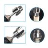 2PCS Pipe Thread Cutting Tool - Electric Drill Compatible PVC Pipe Threader Kit