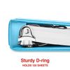 Staples 1/2" 3-Ring View Binder, D-Ring Teal (26429-CC)