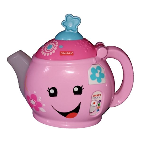 Fisher Price Laugh And Learn Teapot Tea Pot Pink Talking Interactive Kids