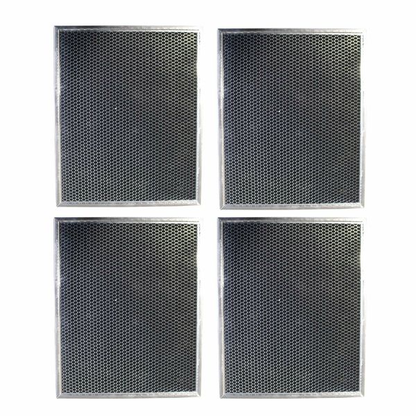 Replacement Carbon Filters compatible with Broan: 99010308 BPSF30 GE; (4 Pack)