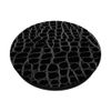 Black crocodile, alligator skin design PopSockets Standard PopGrip