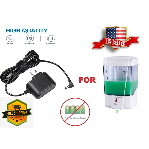 Power Cord AC Adapter High Quality  for Automatic Soap Dispenser 700 ML