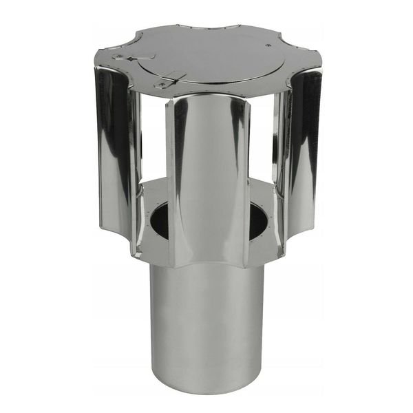 Stainless Steel Chimney Cowl Rain Protector Cap Ducting Pipe Cover Pot Top (100mm) 100mm