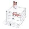 InterDesign Clarity Stacking 3 Slim Drawer, Clear