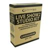 Technical Pro Zoom Stream Broadcast Podcast Mic and Phone Stand w/ Microphone