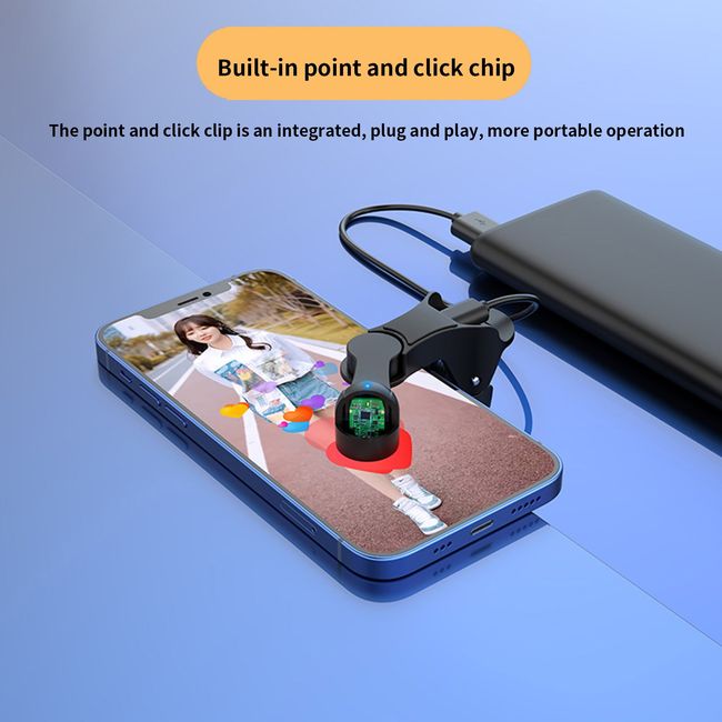Auto Clicker Device Screen Auto Click Adjustable Speed Simulated Finger  Clicking